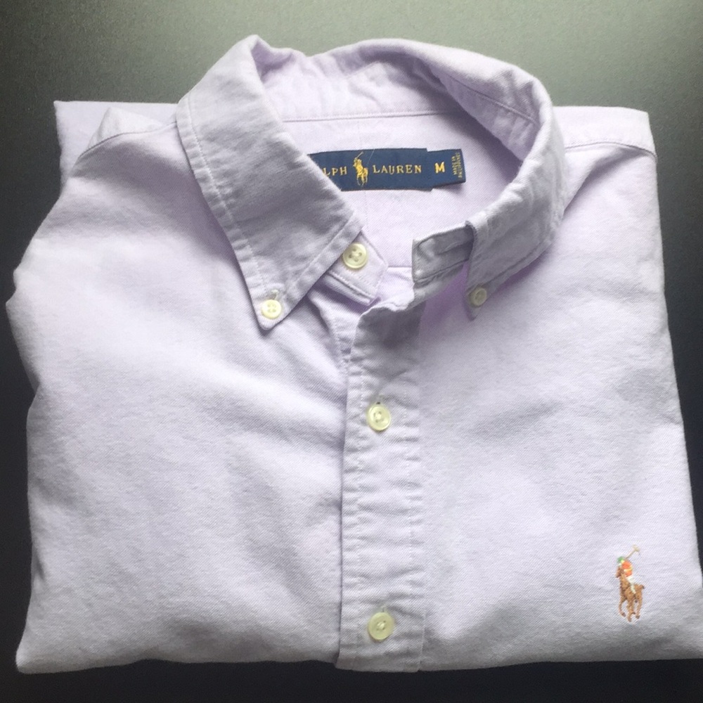Long sleeve purple oxford - Polo